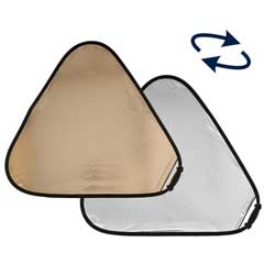 Отражатель треугольный TriGrip Lastolite Sunlite/Soft Silver 45см (3528)