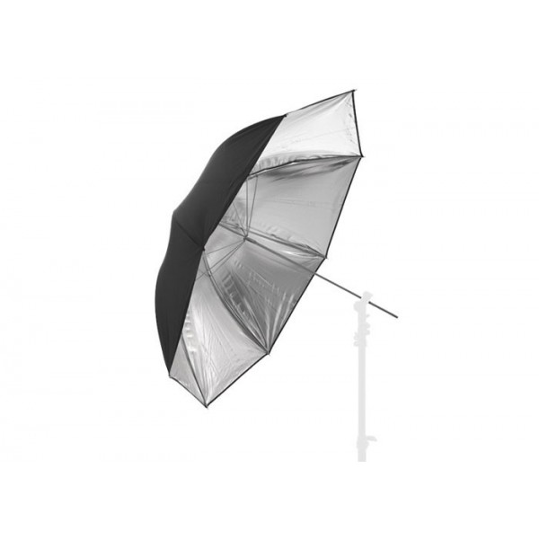 Зонт Lastolite Essential 100 см черно/серебристый