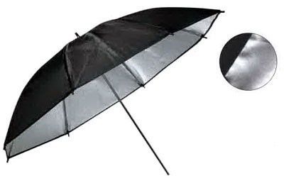 Зонт Weifeng UR 02 85см черно/серебристый